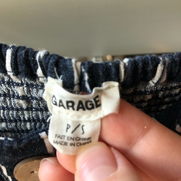 Garage striped cropped tank top - Picture 5 of 6